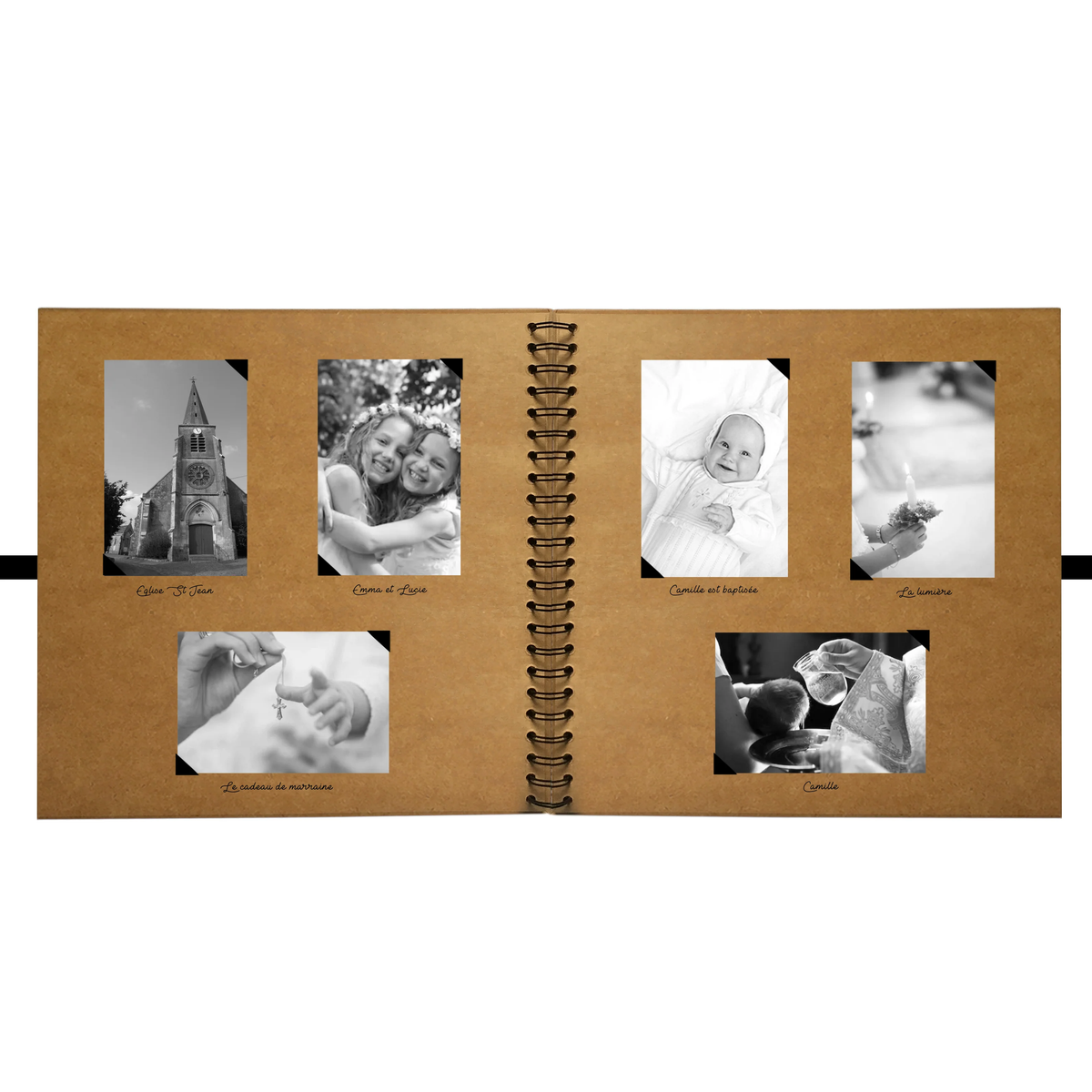 Album photo personnalisé en Kraft - Cadeau fête des mères