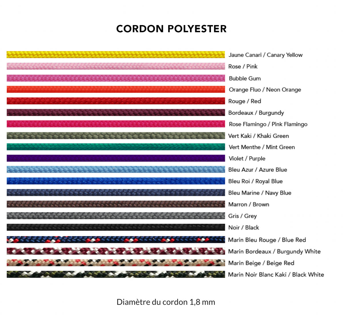 Bracelet personnalisé - Cordon Médaille