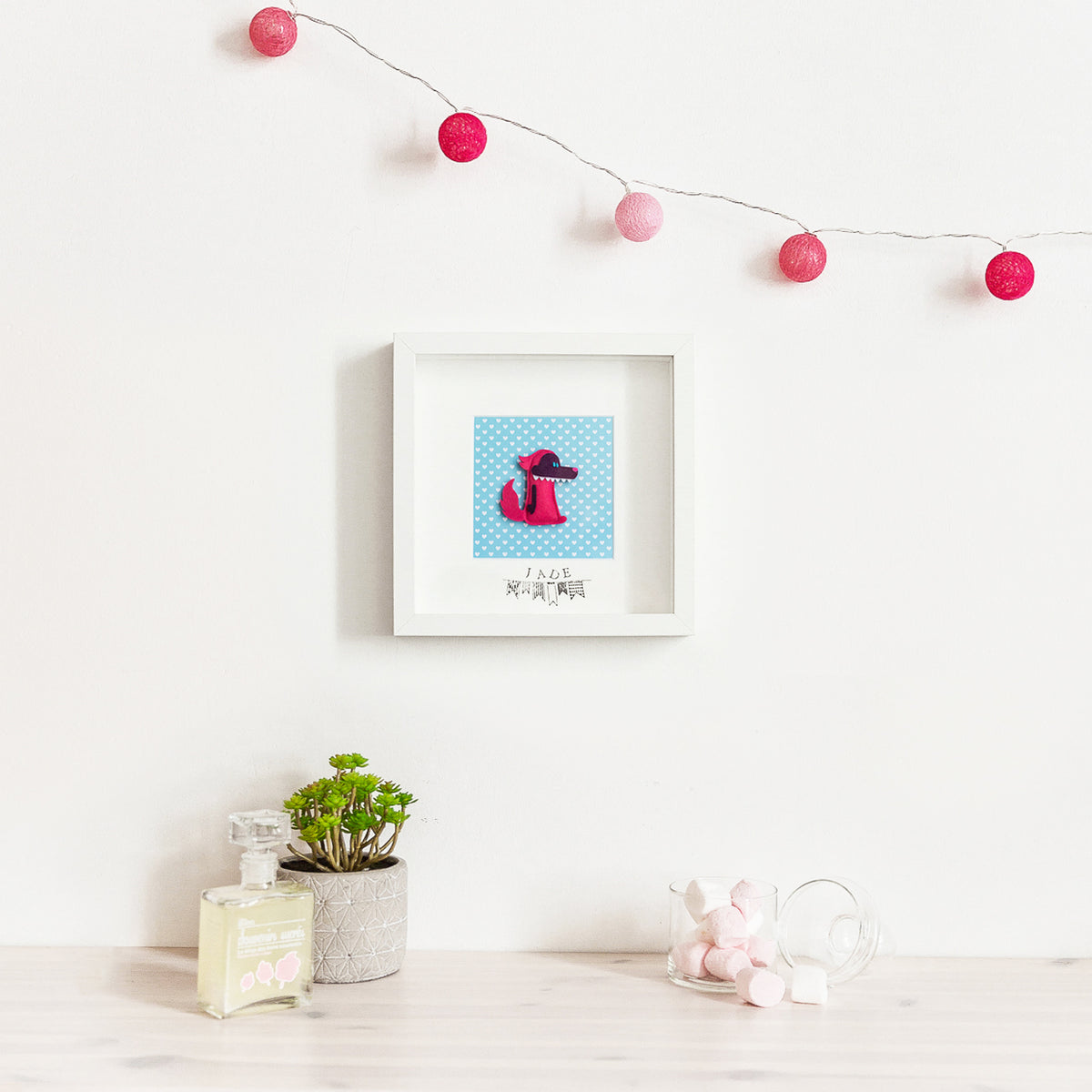 Tableau déco enfant et bébé personnalisé - Loup