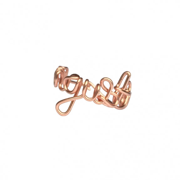 Bague personnalisée - Mot jonc 5 à 6 caractères