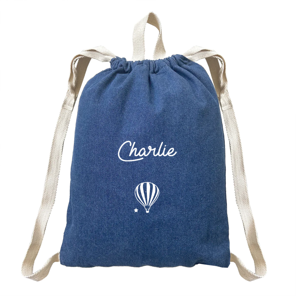 Sac à dos en jean personnalisé