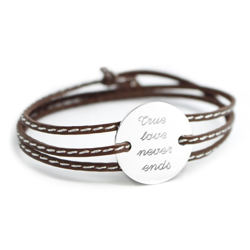 Bracelet personnalisé - Amazone Family Argent