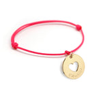 Bracelet personnalisé Plaqué Or - Accroche Cœur Charm