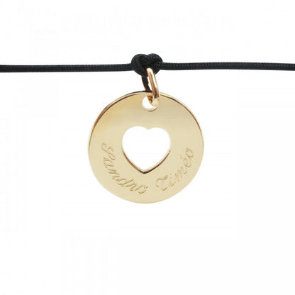 Bracelet personnalisé Plaqué Or - Accroche Cœur Charm
