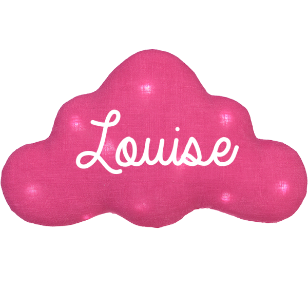 Veilleuse lin nuage personnalisée avec option musique