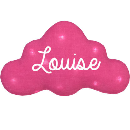 Veilleuse lin nuage personnalisée avec option musique