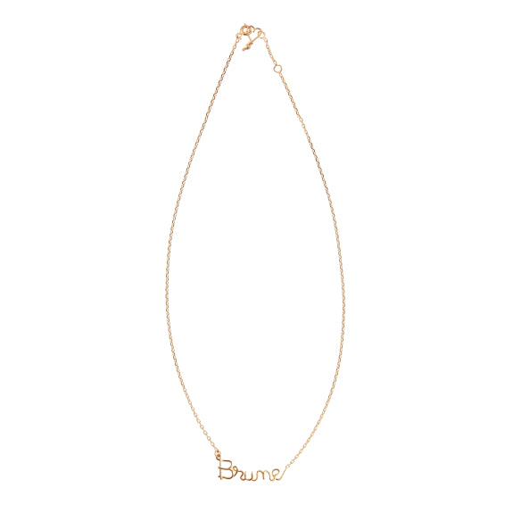 Collier personnalisé - Mot sur chaîne