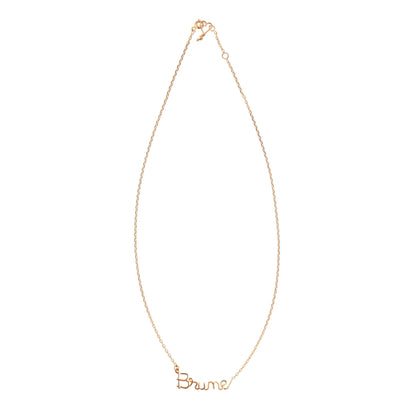 Collier personnalisé - Mot sur chaîne