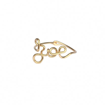 Bague personnalisée - Mot jonc 4 caractères