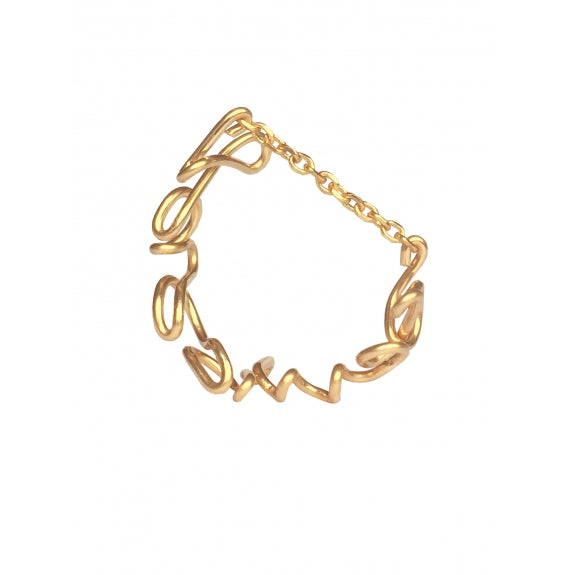 Bague personnalisée - Mot chaîne 5 à 6 caractères