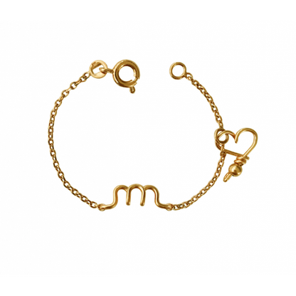 Bracelet personnalisé - Minuscule sur chaine kids
