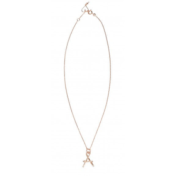Collier personnalisé - Majuscule sur chaine sparkle