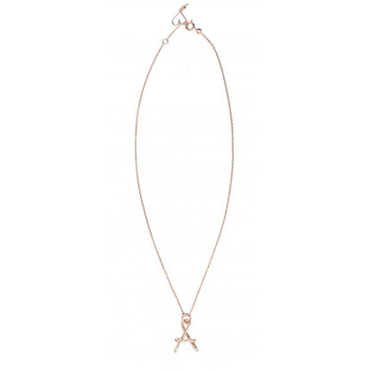 Collier personnalisé - Majuscule sur chaine sparkle