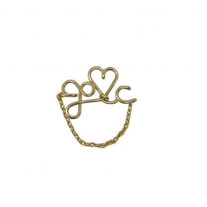 Bague personnalisée - Mot chaîne 4 caractères