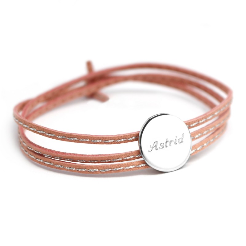 Bracelet personnalisé - Amazone Médaille Argent