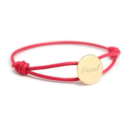 Bracelet personnalisé - Cordon Médaille