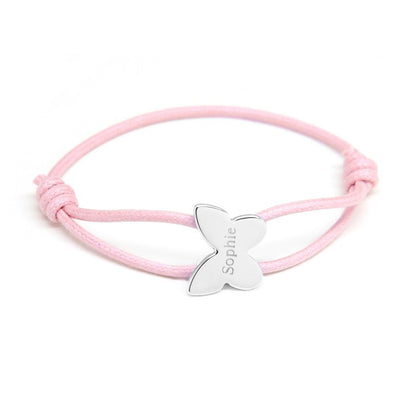 Bracelet personnalisé - Cordon Papillon