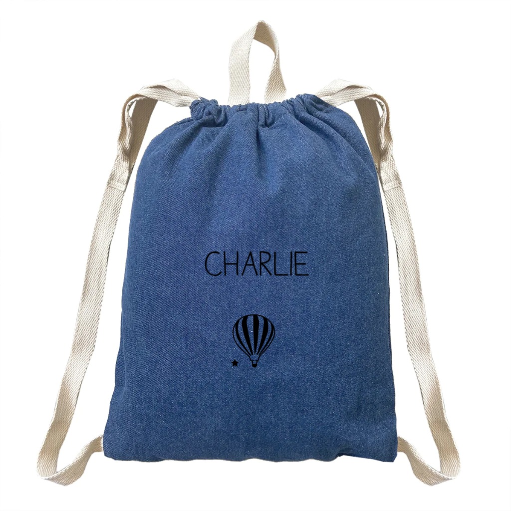 Sac à dos en jean personnalisé