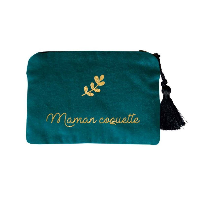 Pochette en velours personnalisée