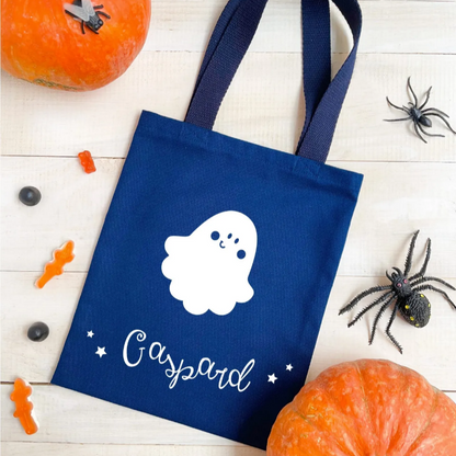 Tote bag Halloween - Personnalisation phosphorescente