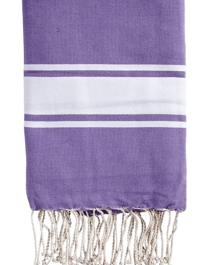 fouta-violet-personnalisation-plage-soleil-bronzage-frange-artisanal