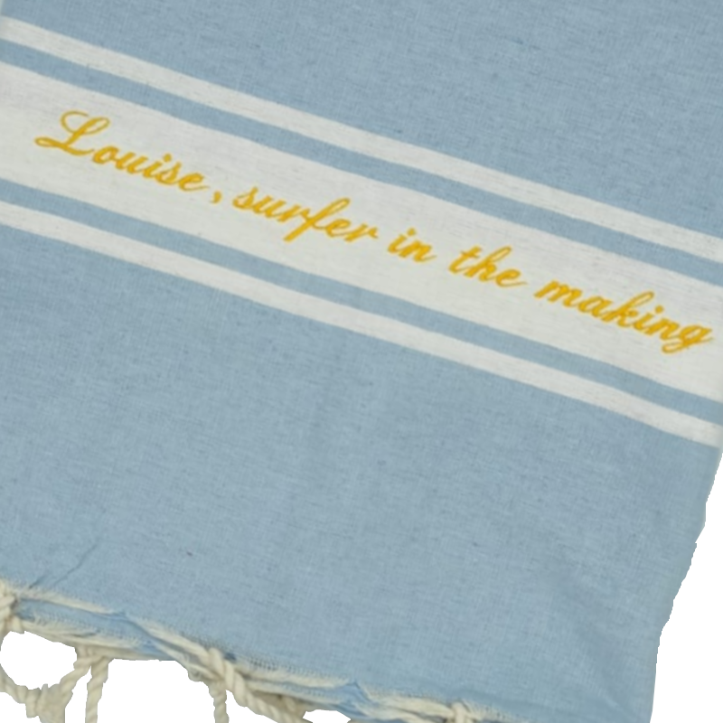 Fouta plate personnalisable - Parme