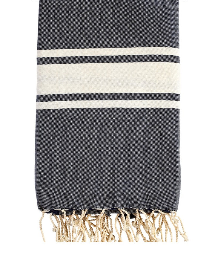 fouta-plate-enfant-gris-foncé-personnalisable-soleil-plage-mer-serviette