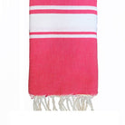 Fouta plate enfant personnalisable - Fuchsia