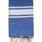Fouta plate personnalisable - Bleu roi