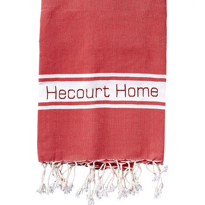 Fouta plate personnalisable - Bleu roi
