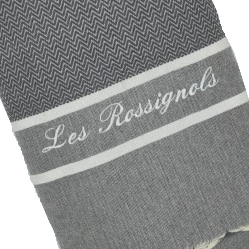 Fouta chevron personnalisable  - Blanc