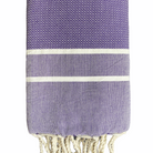 Fouta chevron personnalisable - Violet