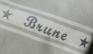 Fouta plate enfant personnalisable - Moutarde