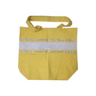 Cabas de plage fouta jaune personnalisable - Cadeau fête des mères