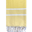 Fouta chevron personnalisable - Jaune
