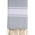 Fouta plate personnalisable - Gris clair