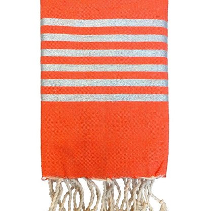 fouta-lurex-orange-personnalisable