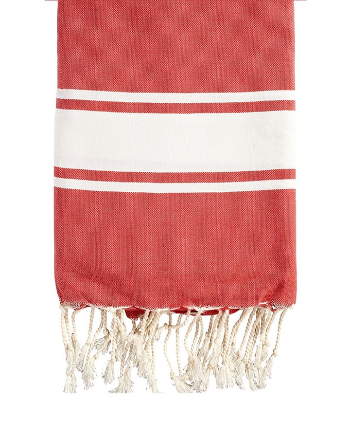 fouta-enfant-rouge-personnalisable-soleil-plage-serviette