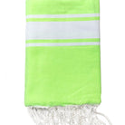 Fouta plate personnalisable - Jaune fluo