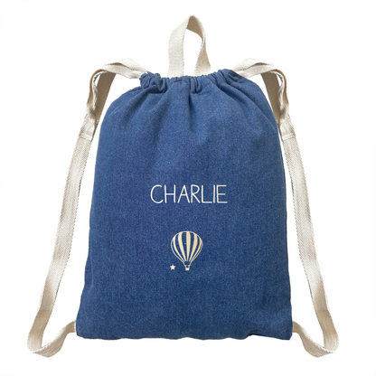 Sac à dos en jean personnalisé