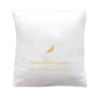 Coussin en lin cadeau adulte personnalisé