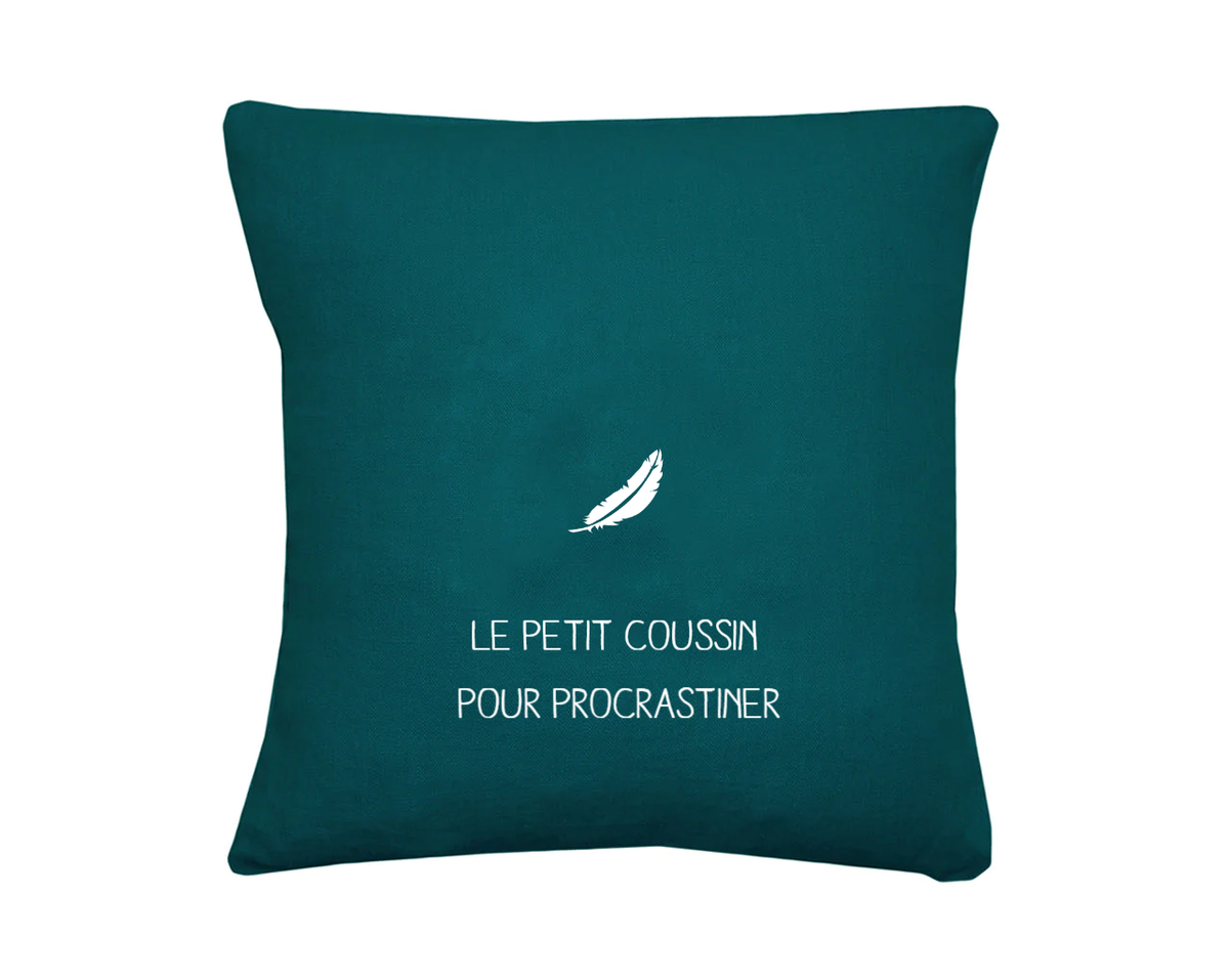 Coussin en lin cadeau adulte personnalisé