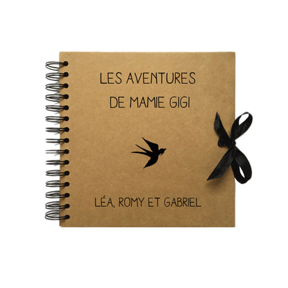 Album photo personnalisé en Kraft - Cadeau fête des mères
