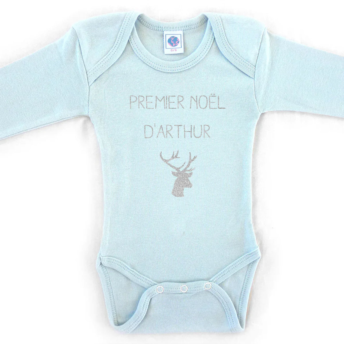 Body bébé personnalisé - Cadeau de Noël
