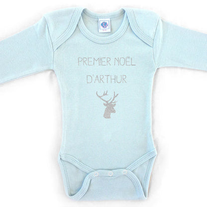 Body bébé personnalisé - Cadeau de Noël
