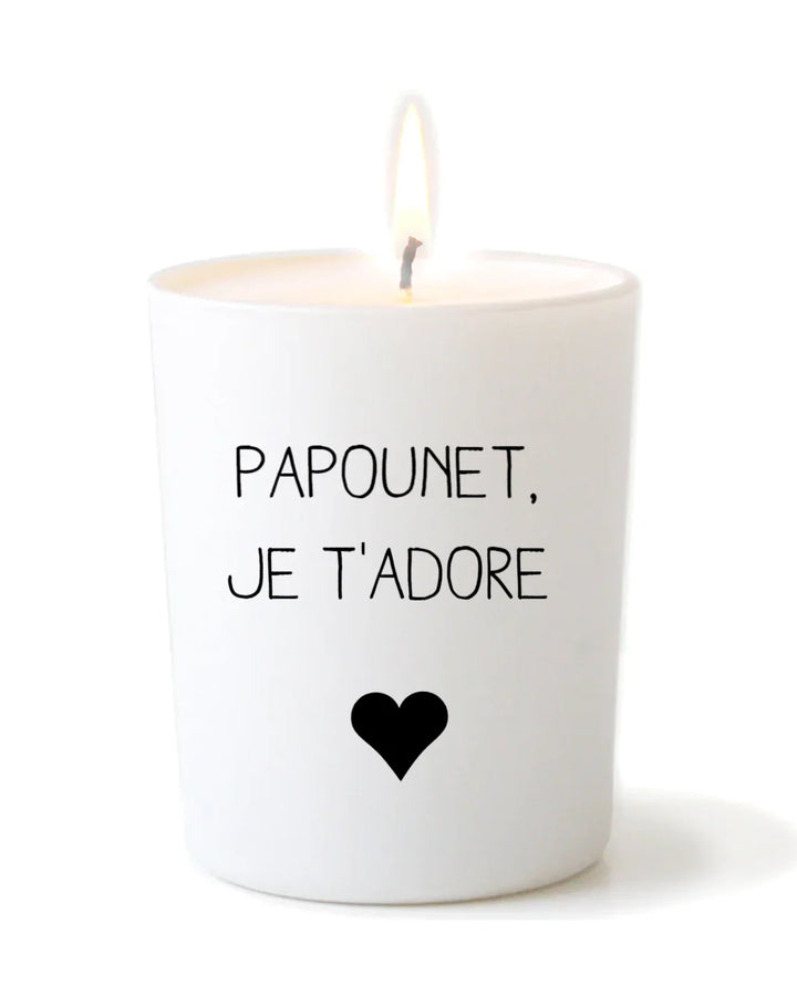 Bougie de Provence parfumée personnalisée - Cadeau fête des pères