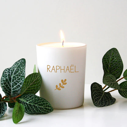 Bougie de Provence parfumée personnalisée