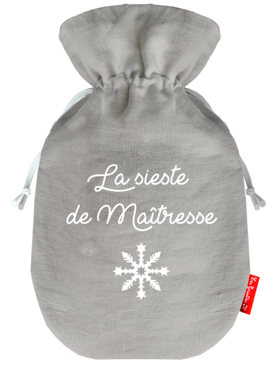 Bouillotte personnalisée - Cadeau Maîtresse