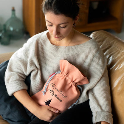 Bouillotte personnalisée - Cadeau Maîtresse