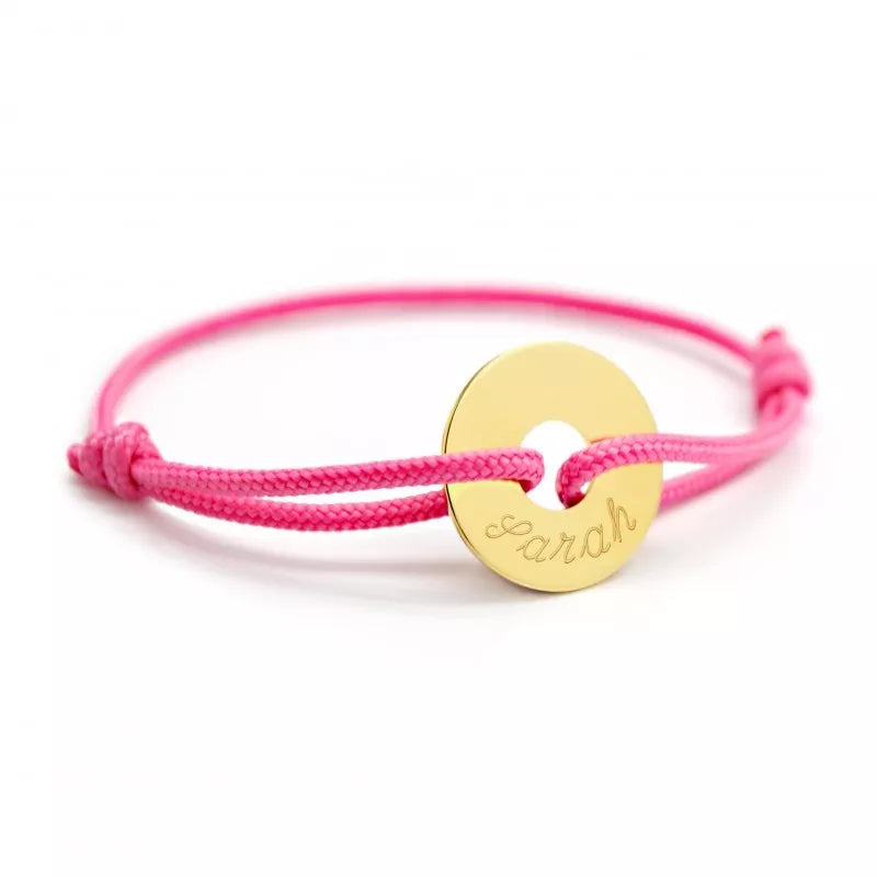 Coffret duo pour couple - Bracelets personnalisés ancre et anneau - Argent et Plaqué Or